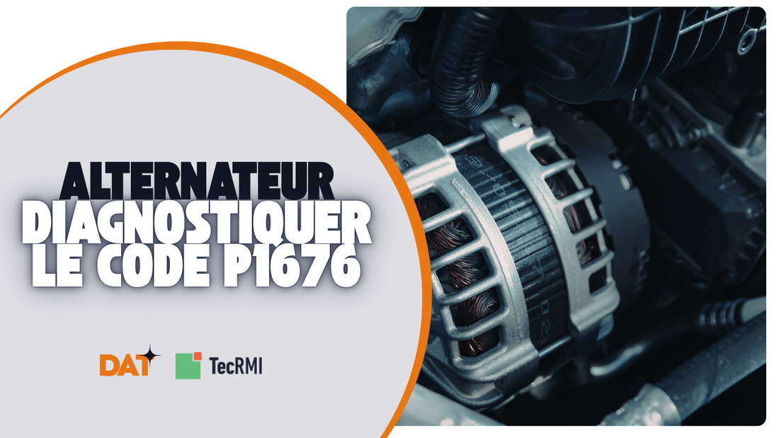 Alternateur qui ne charge pas : diagnostiquer le code P1676 avec TecRMI