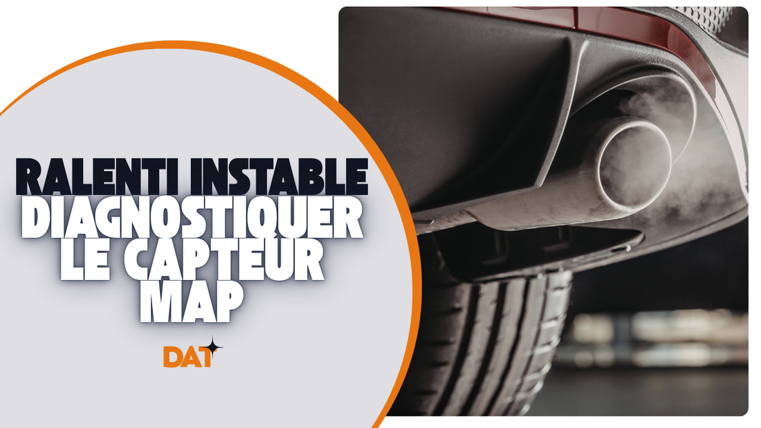 Ralenti instable et fumée noire : Diagnostiquer le capteur MAP