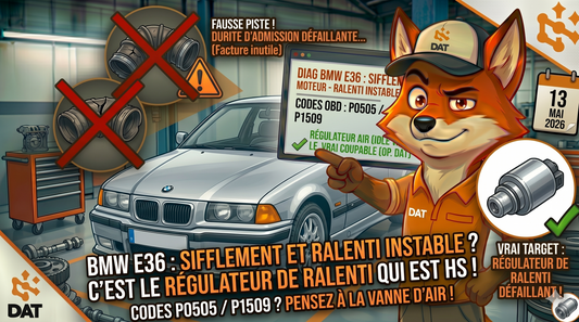 Régulateur de ralenti BMW Série 3 E36 Série 5 E34 moteur M43 M44 boîtier admission - Données Auto Techniques