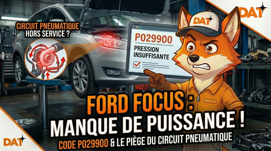 Ford Focus 1.0 EcoBoost : Diagnostic du code P029900 et manque de puissance