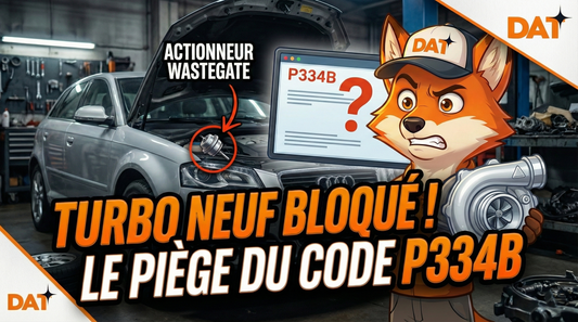 Audi A3 1.2 TSI : Pourquoi le code P334B bloque votre turbo neuf