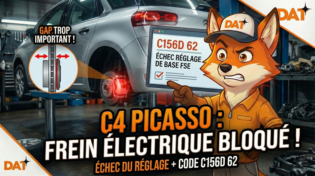 Citroën C4 Picasso II : L'échec du réglage de base FSE et le code C156D 62