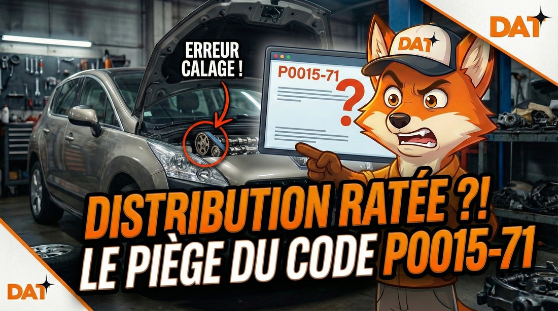 Peugeot 3008 1.2 : Pourquoi le code P0015-71 apparaît après la distribution