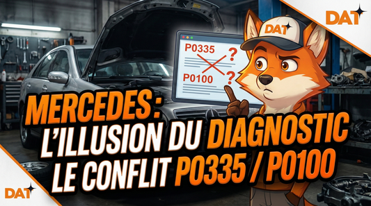 Mercedes C180 : Résoudre les coupures moteur et le code P0335